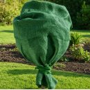 Greentower Jute-Schutzsack Grün 100 x110 cm