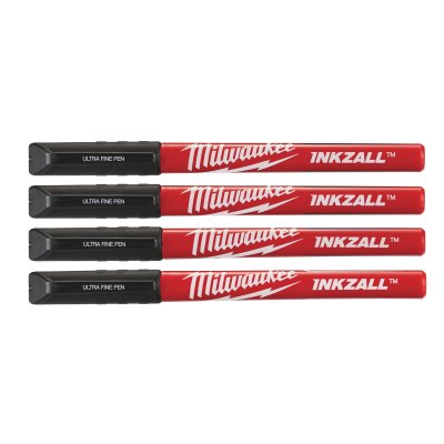 Milwaukee INKZALL Fineliner schwarz - 4 Stück