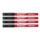 Milwaukee INKZALL Fineliner schwarz - 4 Stück