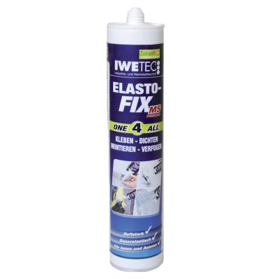 Iwetec Elasto-Fix, Kleb- und Dichtmasse 290 ml 3 versch. Farben