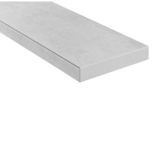 Seitenabschlüsse Lignodur Topline LD36 Innenfensterbank beton hellgrau 200 mm Ausladung inkl 2000mm