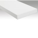 Lignodur Topline LD36 Innenfensterbank weiß 200 mm inkl. Seitenabschlüsse 500 mm