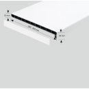 Lignodur Topline LD36 Innenfensterbank beton grau 300 mm inkl. Seitenabschlüsse 1200 mm