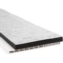 Rollladendeckel Schallschutz mit Flex-Schaum & Schwerfolie 140 mm 2000 mm lang