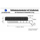 Rollladendeckel Schallschutz mit Flex-Schaum & Schwerfolie 220 mm 1900 mm lang