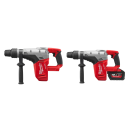 Milwaukee M18CHM Akku-Kombihammer SDS-max, 2 versch....