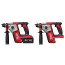 Milwaukee M18BH Akku-Bohrhammer, 2 versch. Ausführungen