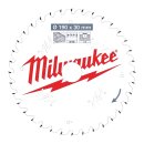 Milwaukee 190/30 mm Z36 Wechselzahn Kreiss&auml;geblatt...