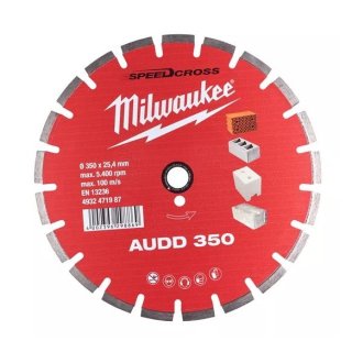 Milwaukee Speedcross Diamanttrennscheibe AUDD 350 mm für abrasive Materialien