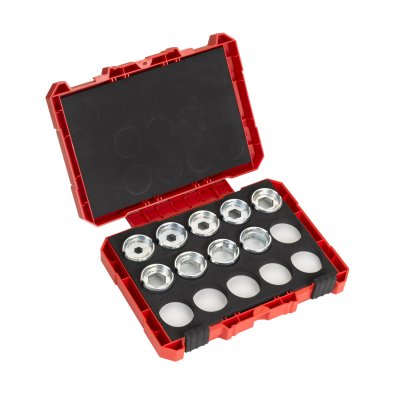 Presseinsatz für hydraulisches Akku-Presswerkzeug DIN 22 AL   9-teiliges Set 16-300 mm