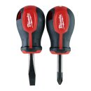 Schraubendreher Tri-Lobe Stubby 2-teiliges Set PZ/SL