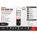 MAKRA EVO-BOND 500 Kleb- und Dichtstoff Schwarz 310 ml...
