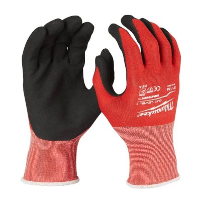 Milwaukee Schnittschutzhandschuhe Klasse 1/A Größe 8 (M) 12er Pack