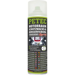 Petec Motorschutzwachs & Konservierung 500 ml Transparent Spray