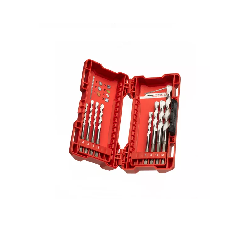 Milwaukee 8-teiliges Bohrerset – Multi-Material, Wolframkarbid-bestückt, Mit Packout-Koffer