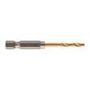 SHOCKWAVE Metallbohrer HSS-G RED HEX Titan 1/4"...