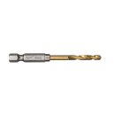SHOCKWAVE Metallbohrer HSS-G RED HEX Titan 1/4"...