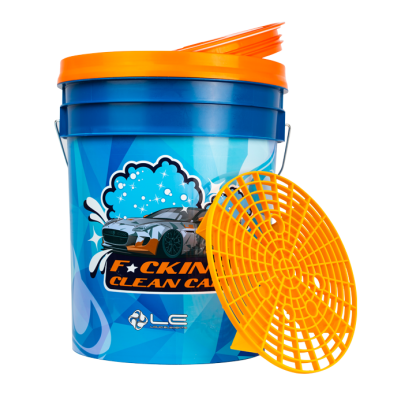 Liquid Elements Wascheimer 20 Liter incl. Schmutzsieb und Deckel Cleancar