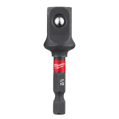 Milwaukee Steckschlüsseleinsatz SHOCKWAVE 55 mm 1/4" Sechskant auf 1/2" Vierkant