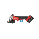Milwaukee M18ONEFSAG125XPDB-502X M18 FUEL™ Winkelschleifer 125 mm mit ONE-KEY™ & Paddelschalter
