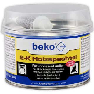 Beko 2-K Holzspachtel 1 kg ähnlich eiche, inkl. Härter