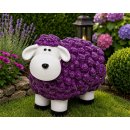 Deko-Schaf Lila – Stilvolle Gartenfigur aus Polyresin | 45 cm