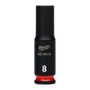 SHOCKWAVE Schlagnuss 1/4" lang 8 x 50 mm