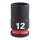 SHOCKWAVE Schlagnuss 3/8" kurz 12 x 32 mm