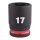 SHOCKWAVE Schlagnuss 3/8" kurz 17 x 34 mm