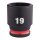 SHOCKWAVE Schlagnuss 3/8" kurz 19 x 34 mm