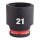 SHOCKWAVE Schlagnuss 3/8" kurz 21 x 34 mm