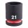 SHOCKWAVE Schlagnuss 1/2" kurz 21 x 40 mm