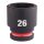 SHOCKWAVE Schlagnuss 1/2" kurz 26 x 42 mm
