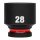 SHOCKWAVE Schlagnuss 1/2" kurz 28 x 42 mm