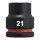 SHOCKWAVE Schlagnuss 3/4" kurz 21 x 53 mm