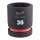 SHOCKWAVE Schlagnuss 1" kurz 36 x 65 mm