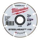 Diamanttrennscheibe DH STEELHEAD 115 mm für Stahl,...