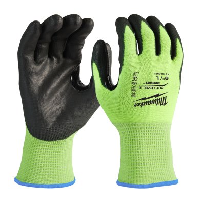Hi-Vis Schnittschutzhandschuhe Klasse 2/B Größe 10 (XL)