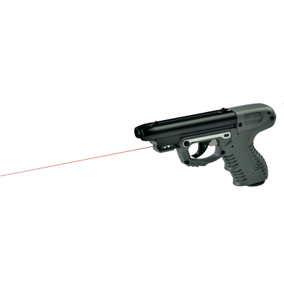 Pfefferspray Pistole Jet Protector JPX 2-schüssig mit integrierter Lasereinheit 2.Generation