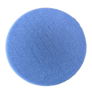 Unikum Polierschwamm hart karo blau 75 mm