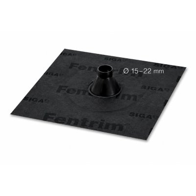Siga Fentrim Manschette black für Außengebrauch 1 Stück 15.0 mm - 22.0 mm