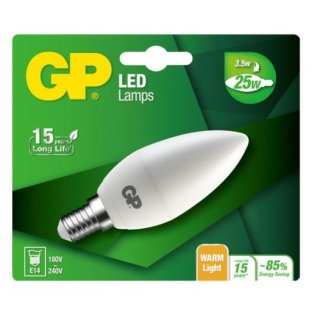 GP Lighting LED Mini Kerze E14 3,5 W (25 W) 250 lm