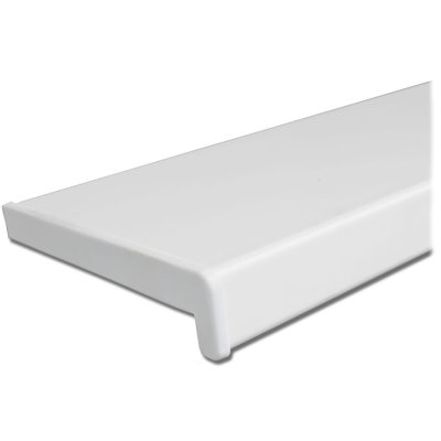 Juramondo Masterline LD40 Premium Innenfensterbank WPC Weiß Matt inkl. Endkappe Weiß 450mm 500mm