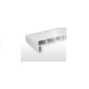 Juramondo Masterline LD40 Premium Innenfensterbank WPC Weiß Matt inkl. Endkappe Weiß 500mm 700mm