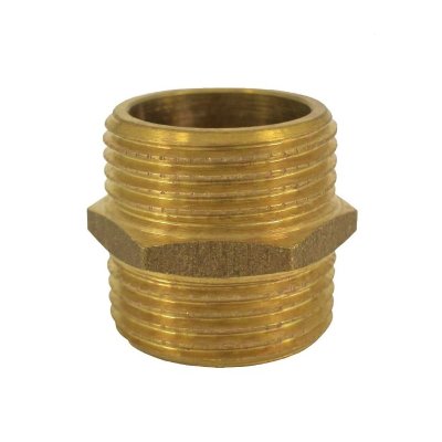 Green Tower Messing-Doppelnippel G 1¼″ AG x G 1¼″ AG (Außengewinde beidseitig)