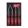Heavy-Duty Montagehaken Set 4-teilig: flach, gebogen, 90°, 45°