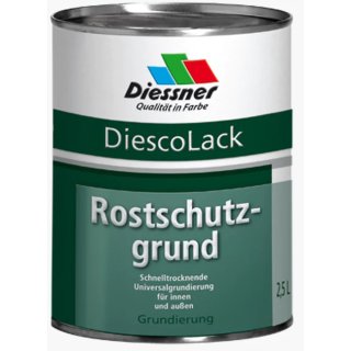 DiescoLack Rostschutzgrund silbergrau 2,5 Liter