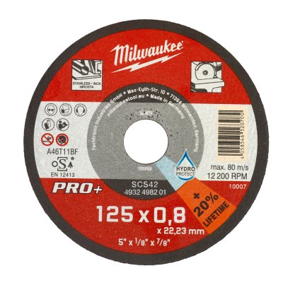 Metalltrennscheibe PRO+ INOX 125 mm SCS42 0,8 mm