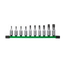TX  Bit-Steckschlüsseleinsatz 3/8" Set 10-teilig