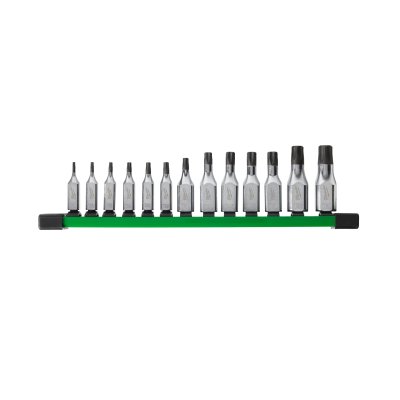 TX  Bit-Steckschlüsseleinsatz 1/4" und 3/8" Set 13-teilig
